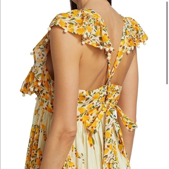 Farm Rio Cashew Crossed Back Dress - Picture 2 of 6